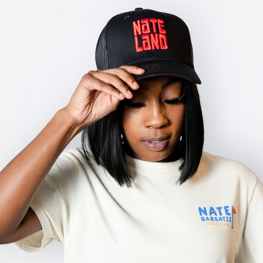 Black Ballcap w/ Red Logo