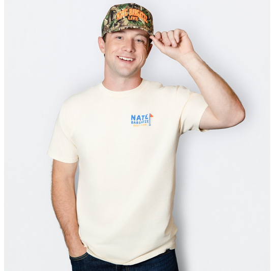 Nate Bargatze Golf Club Tee