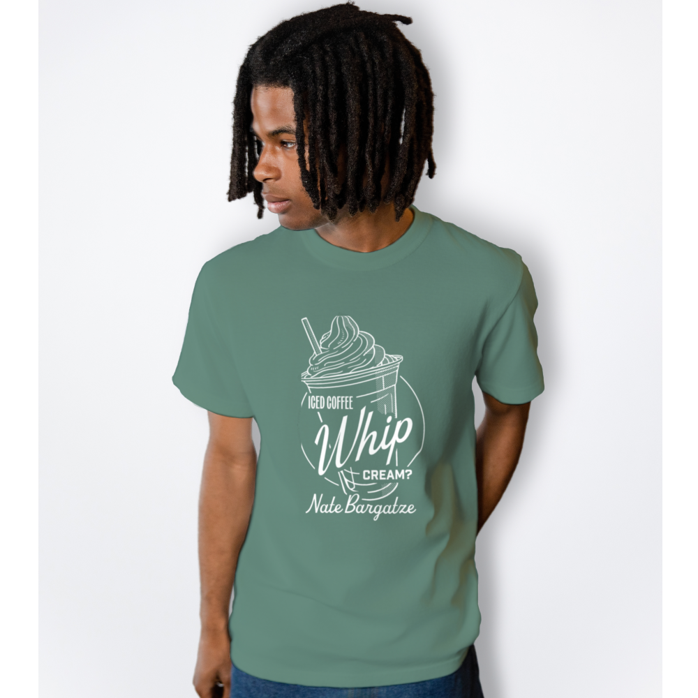 Light Green Whip Cream Tee – Nate Bargatze Store
