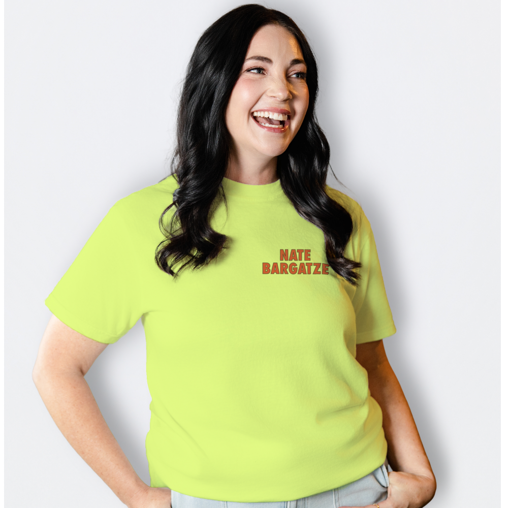 Neon Yellow Laundry Tee – Nate Bargatze Store