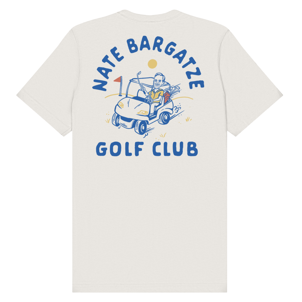 Nate Bargatze Golf Club Tee