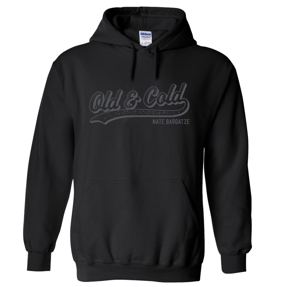 Old and Cold Black Pullover Hoodie