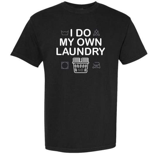 I Do My Own Laundry Black Tee
