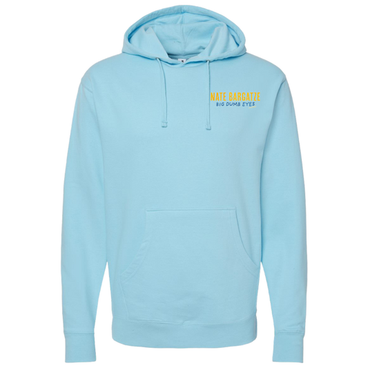 Big Dumb Eyes Tour Aqua Blue Pullover Hoodie