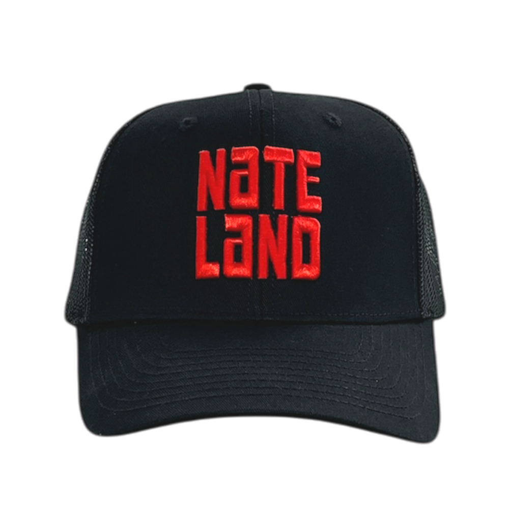 Black Ballcap w/ Red Logo