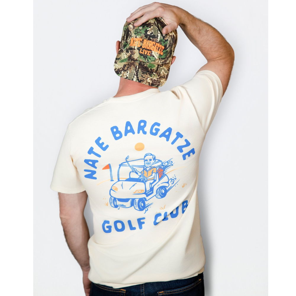 Nate Bargatze Golf Club Tee