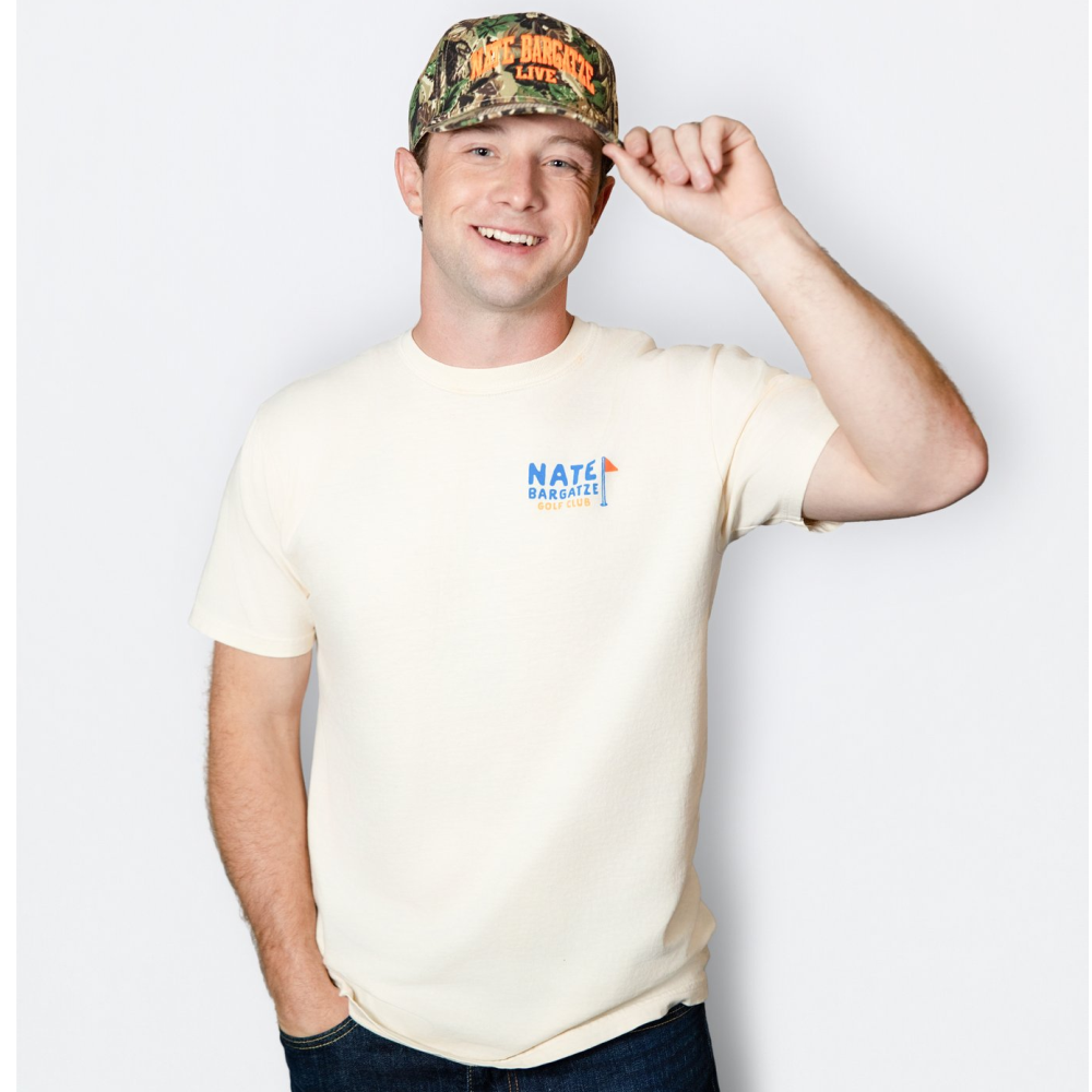 Nate Bargatze Golf Club Tee