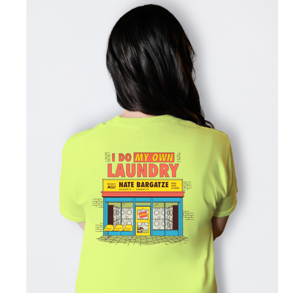 Neon Yellow Laundry Tee