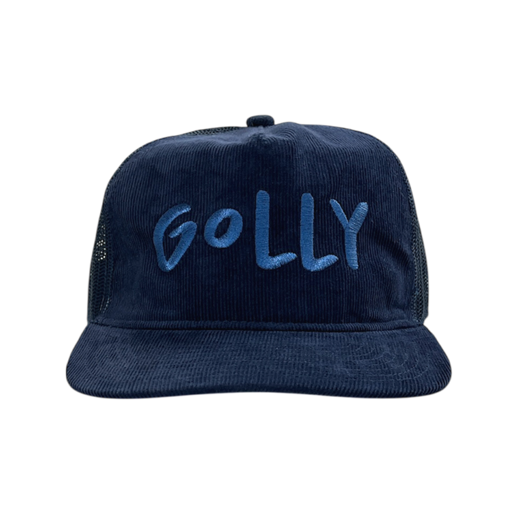Navy Corduroy GOLLY Hat