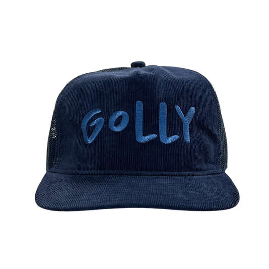 Navy Corduroy GOLLY Hat